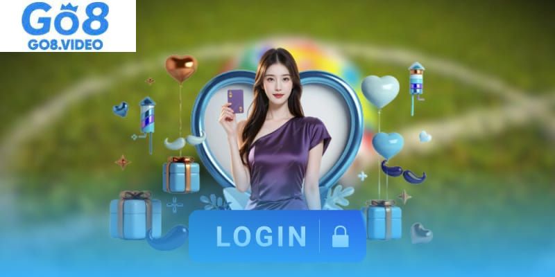 Giao diện đăng nhập Go8 hiện đại và đầy tiện ích